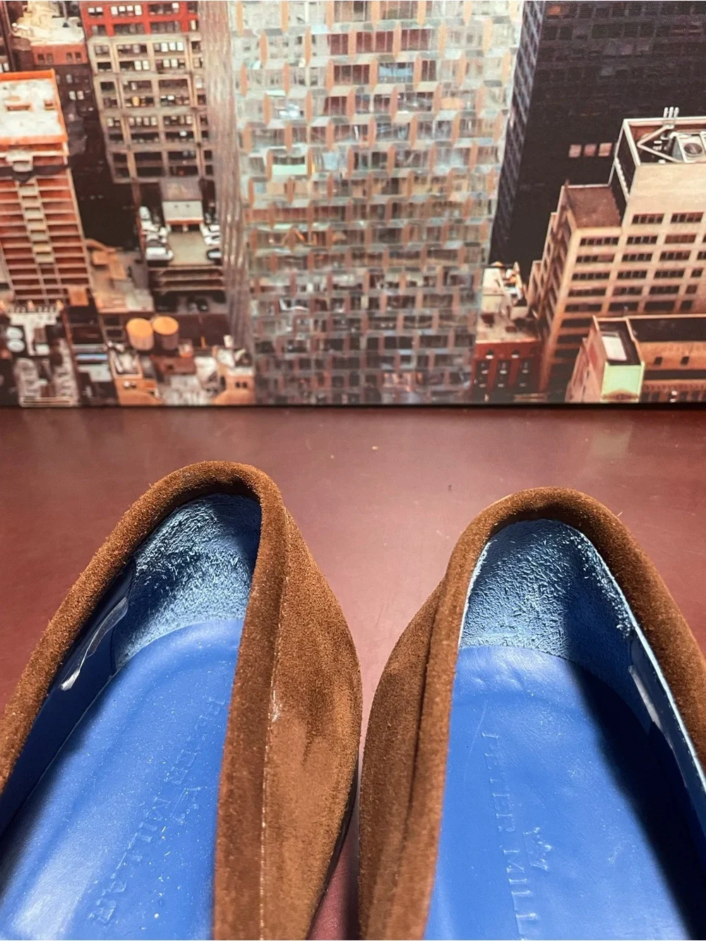 Peter Millar Madison Penny Loafer Brown Men’s Size 11.5 Suede